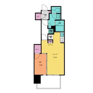 プラウドタワー相模大野クロス【8階】の間取り