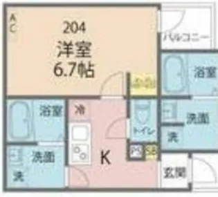 J-Maison矢部II【2階】の間取り