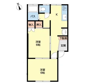 センタービレッジ【1階】の間取り