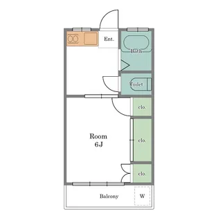 第三ふじみ荘【2階】の間取り