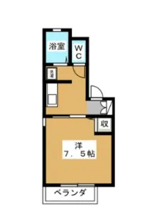 カーサみずほ【1階】の間取り