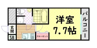 ラシーヌ日本橋【12階】の間取り