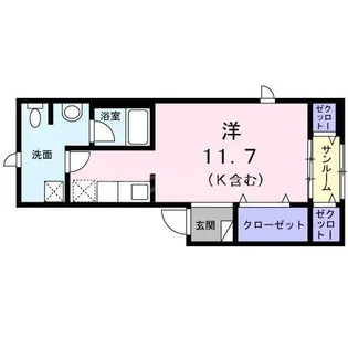 AXIS(アクシス)【2階】の間取り