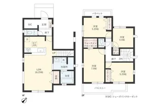 千葉県船橋市三山5【一戸建】の間取り