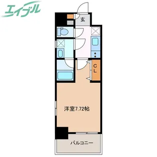 プレイズシード四日市【5階】の間取り