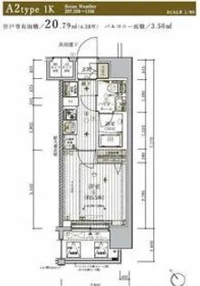 メインステージ東神奈川【8階】の間取り