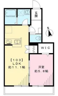 SAKURA Terrace E【1階】の間取り