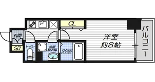 大阪府大阪市都島区御幸町1【マンション】の間取り