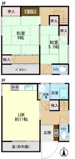 東京都大田区西蒲田1【一戸建】の間取り