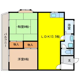 岐阜県岐阜市島原町【マンション】の間取り