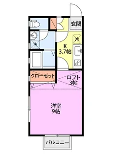 サウスガーデン【1階】の間取り