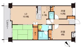 グランドパレス37【2階】の間取り