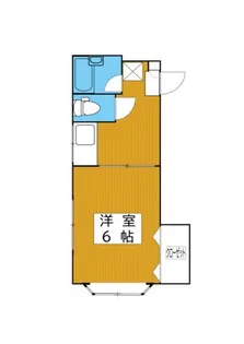 東京都文京区根津2【アパート】の間取り