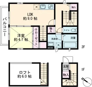 Green House【2階】の間取り