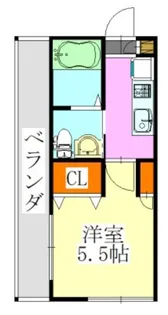 フォルトゥーナ津田沼【3階】の間取り