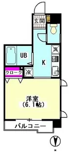 江川ホームズ【3階】の間取り
