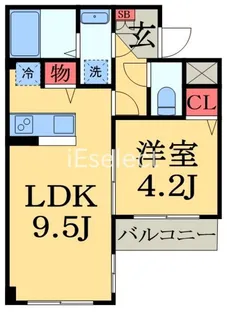 アリエスSOGA【2階】の間取り
