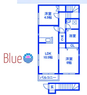 ラパンセレッソ【2階】の間取り
