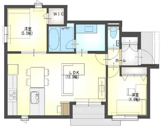 FAMILLE KIWA【1階】の間取り