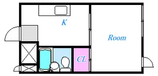 小島ビル【2階】の間取り