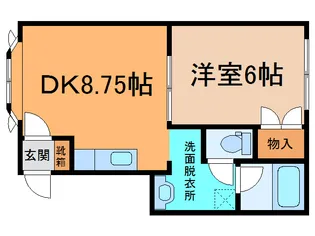 オアシス2【2階】の間取り