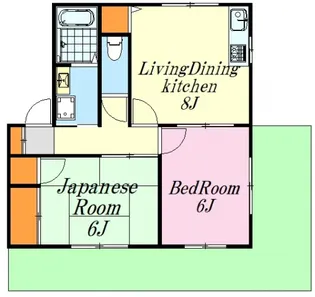 アルカディア高井【1階】の間取り
