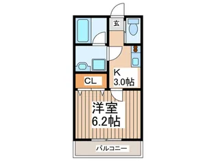 アップフィ-ルド【2階】の間取り