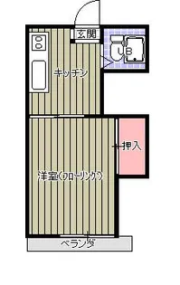 メゾンカズ【1階】の間取り