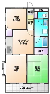 アンデス日興【1階】の間取り