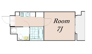 クレストコート二条城北【4階】の間取り