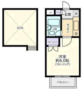エスポワァール越谷【1階】の間取り