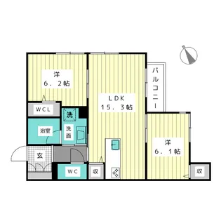 ヴィオレッタ【3階】の間取り