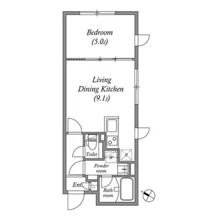 PASEO芦花公園(パセオ ロカコウエン)【4階】の間取り