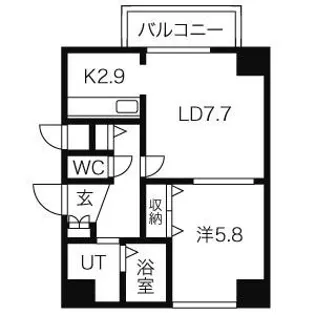 ハイムエルデZW【3階】の間取り
