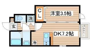 Callais【1階】の間取り