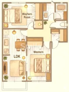 クリスタルパレス【2階】の間取り