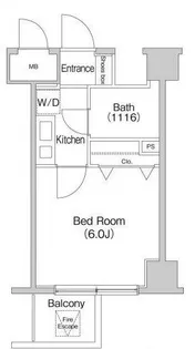 プライムアーバン川崎【2階】の間取り