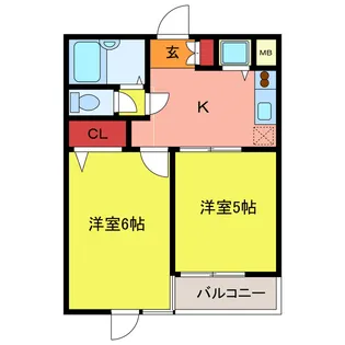 ウィンベルデュエット北坂戸4【4階】の間取り