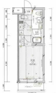 レガリス馬込パークサイド【4階】の間取り
