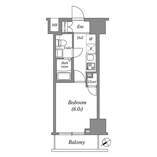 GENOVIAお花茶屋skygarden【4階】の間取り