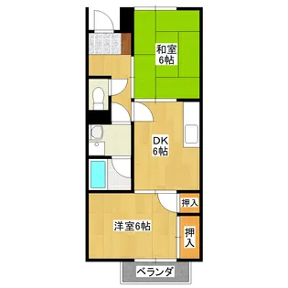 サンサープラスV【2階】の間取り