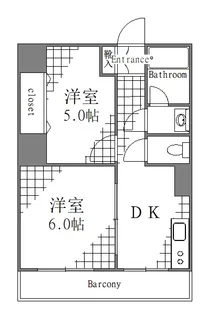 峰マンション【2階】の間取り