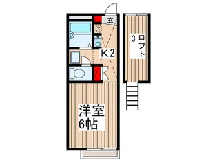 サニーヒルツカサ【2階】の間取り
