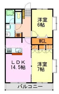 マナブライトン フロント【2階】の間取り