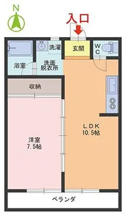 ラ・ヴィータ【4階】の間取り