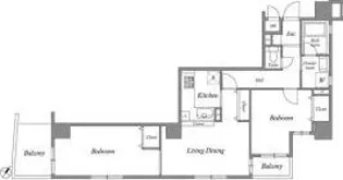 オーパスホームズ白山【11階】の間取り