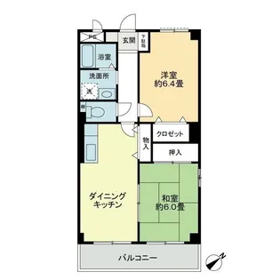 フィネス駒松【1階】の間取り