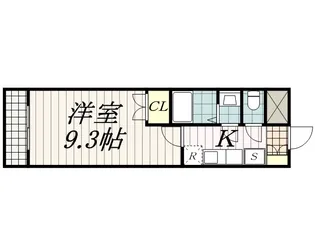 CASSIA東千葉【2階】の間取り