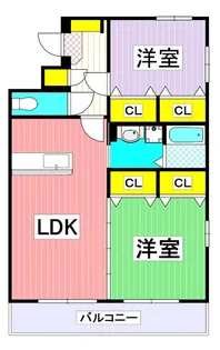 ソリテール麻生田【2階】の間取り