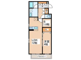 フェルーム玉川学園【2階】の間取り